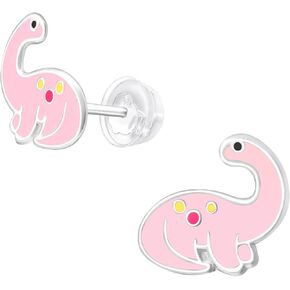 925 Sterling Silver Children's Dinosaur Stud Earrings