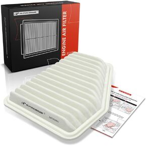 A-Premium Engine Air Filter Compatible with Toyota, Lexus, Pontiac & Scion - Camry(07-11), Corolla(09-12), Avalon(05-12), Matrix(09-13), RAV4(06-12), Venza(09-15), ES350, Vibe, tC