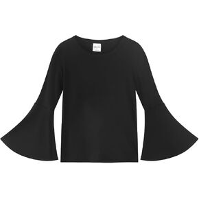 Noomelfish Girls Long Bell Sleeve Top Cute Western Shirts Blouse (5-12 Years) in Kuwait