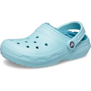 Crocs Unisex Classic Lined Clog | Fuzzy Slippers, Black, Numeric_9 US Men