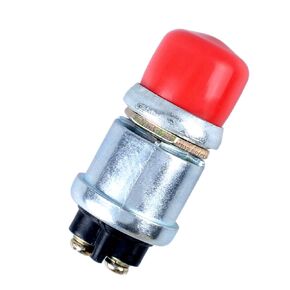 2Pcs DC 12V/24V Waterpoof Push Button Starter Switch, 50A Heavy Duty Engine Start Momentary Start Switch for Horn Engine Car Boat Track etc.