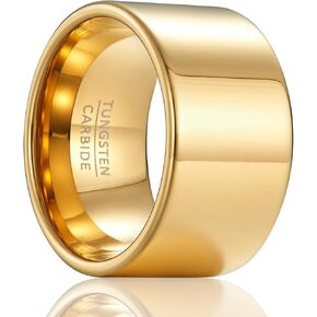 1 Men's Classic Luxury Big Thumb Finger Tungsten Steel Ring Domineering Wide 14mm Smooth and Comfortable Trendy Men's Cool Ring Jewelry