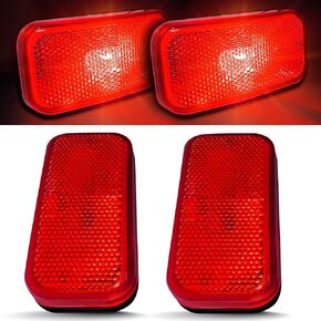 Command Electronics OEM 12V Modern Incandescent RV & Trailer Clearance Light – Made in USA – Amber, White Base – 2-Pack in Kuwait