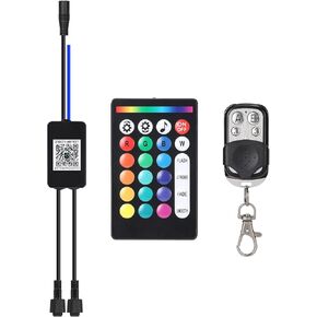 Control Box for RGB LED Rock Lights Multicolor Underglow Light Kit Accessory Suitable for Alloy RGB Rock Light