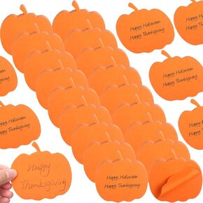 Geelin 1200 Pcs Maple Leaf Sticky Notes Thanksgiving Sticky Notes Colorful Shaped Sticky Notes Self Stick Note Pads Self Adhesive Notepads Memo Pads for Students Kids Memo Pad Notepad (Maple Leaf)