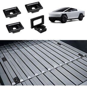 BESTAOO 4PCS Ring Truck Bed Hooks Compatible with Tesla Cybertruck 2023 2024+ Cargo Accessories for Cyber Bed Truck Tie Down Anchors Zinc Alloy