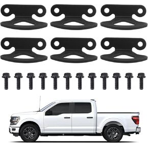 Zekrom Tie Down Anchors for Ford F150 2000-2017 Tie Down Hooks Anchors, 6PCS Tie Downs Anchors Hook Kits for Styleside F-150 2004-2017 /Explorer Sport Trac 2001-2010 Inner Bed Tie Downs Hooks