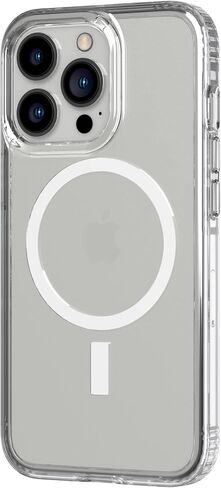 Tech21 Evo Clear (MagSafe) لهاتف iPhone 13 Mini - حافظة هاتف MagSafe شفافة مع حماية متعددة من السقوط بطول 12 قدمًا in Saudi Arabia