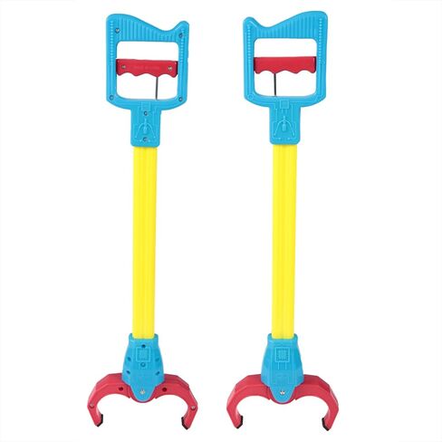 Tbest Hand Grabber Toy Garra Garbage Picker,Robot Hand,Childrens Toy Grabber Stick,Stick Claw Grabber Toy Children Intelligence Toy Hand Claw Grabber Kids Grabbing Pick Up Toys Green(Yellow) in Saudi Arabia