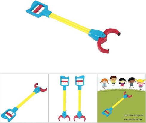 Tbest Hand Grabber Toy Garra Garbage Picker,Robot Hand,Childrens Toy Grabber Stick,Stick Claw Grabber Toy Children Intelligence Toy Hand Claw Grabber Kids Grabbing Pick Up Toys Green(Yellow) in Saudi Arabia