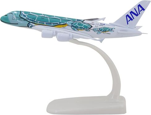 TANG DYNASTY(TM 1:500 15cm A380 ANA Sea Turtle Metal Airplane Model Plane Toy Plane Model (Orange) in Kuwait