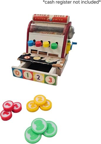 عملات معدنية بديلة لسجلات النقد الخشبية من ماركة Fisher Price (موديل #972) in Saudi Arabia