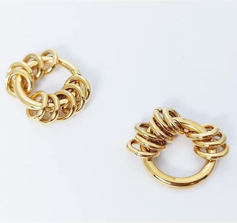DewGem Ear Hangers Gauges for Men Ear Hangers for Ear Tunnels for Women Stainless Steel Ear Tunnels and Plugs Spirals Hoop Dangle Plugs for Women Ear Stretching Kits Dangling Ear Plugs Gauges for Women fit Size 6G 4G 2G 0G 00G and More in Saudi Arabia
