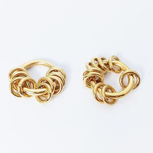 DewGem Ear Hangers Gauges for Men Ear Hangers for Ear Tunnels for Women Stainless Steel Ear Tunnels and Plugs Spirals Hoop Dangle Plugs for Women Ear Stretching Kits Dangling Ear Plugs Gauges for Women fit Size 6G 4G 2G 0G 00G and More in Saudi Arabia
