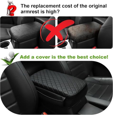 Console Cover for Toyota 4Runner 2010-2023 2024 Armrest Cover Leather Center Console Cover with Pockets Arm Rest Pad Middle Console Lid Cover for 4runner Accessories (for 4Runner 2010-2024) in Saudi Arabia