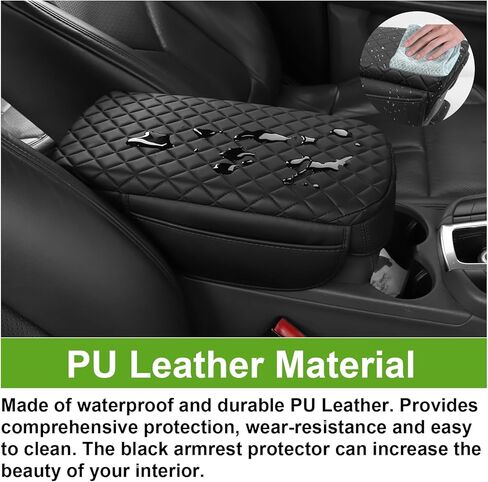 Console Cover for Toyota 4Runner 2010-2023 2024 Armrest Cover Leather Center Console Cover with Pockets Arm Rest Pad Middle Console Lid Cover for 4runner Accessories (for 4Runner 2010-2024) in Saudi Arabia