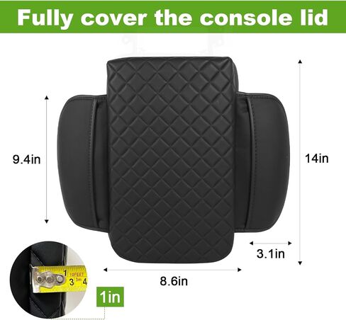 Console Cover for Toyota 4Runner 2010-2023 2024 Armrest Cover Leather Center Console Cover with Pockets Arm Rest Pad Middle Console Lid Cover for 4runner Accessories (for 4Runner 2010-2024) in Saudi Arabia