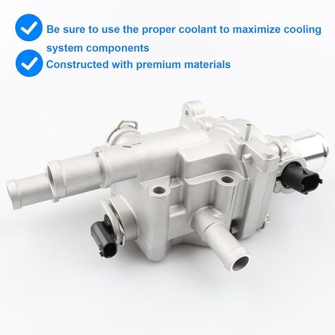 مجموعة مبيت ترموستات من الألومنيوم وأجهزة استشعار متوافقة مع Chevy 1.8L 1.6L - 2011-2015 Cruze 1.8، 2016 Cruze Limited 1.8، 2012-2018 Sonic، 2013-2020 Trax - 15-81816، 902-033، 25192228، 55564890 in Kuwait