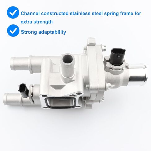 مجموعة مبيت ترموستات من الألومنيوم وأجهزة استشعار متوافقة مع Chevy 1.8L 1.6L - 2011-2015 Cruze 1.8، 2016 Cruze Limited 1.8، 2012-2018 Sonic، 2013-2020 Trax - 15-81816، 902-033، 25192228، 55564890 in Kuwait