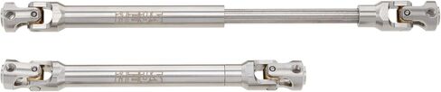 MEUS RACING 2pcs Universal Driveshaft for SCX10 SCX10 II Wraith TRX4 1/10 RC Crawler Upgrades Parts, 104-136mm in Saudi Arabia