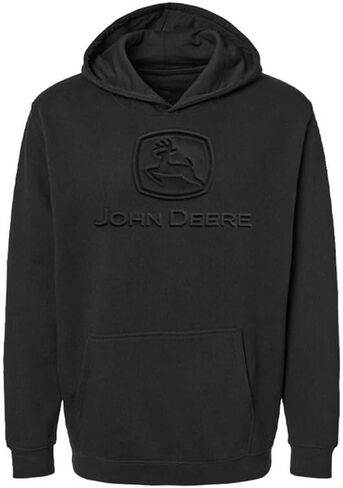 John Deere Embossed Current Logo Mens Hooded Sweatshirt Pullover Hoodie in Saudi Arabia