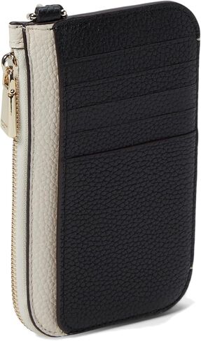 Kate Spade New York Women's Ava Colorblocked Pebbled Leather Coin Card Case Wristlet, Parchment Multi, Carry-On 20-Inch in Kuwait