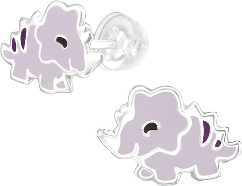 925 Sterling Silver Children's Dinosaur Stud Earrings in Saudi Arabia