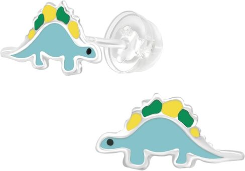925 Sterling Silver Children's Dinosaur Stud Earrings in Saudi Arabia