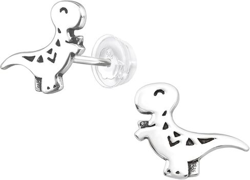 925 Sterling Silver Children's Dinosaur Stud Earrings in Saudi Arabia