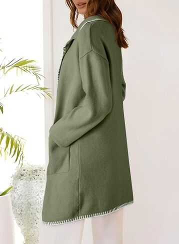 Dokotoo Womens Long Cardigans 2024 Fall Fashion Winter Casual Oversized Long Sleeve Cardigan Sweaters with Pockets in Saudi Arabia