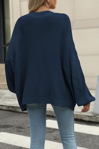 Cakulo Womens 2024 Oversized Chunky Cardigan Sweaters Fall Fashion Open Front Knit Long Sleeve Pockets Cardigans in Saudi Arabia