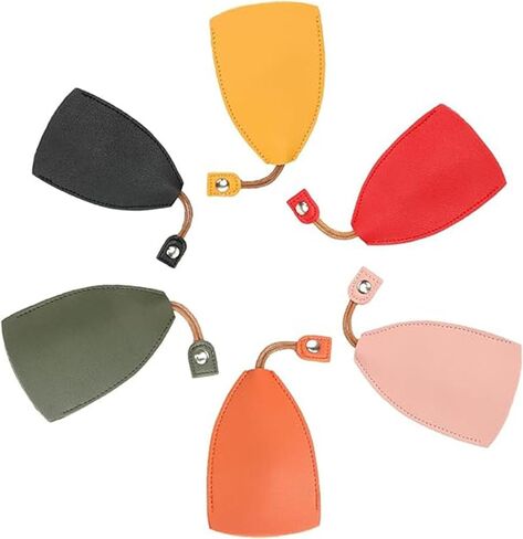 6 PCS Creative Pull-Out Cute Large Capacity Car Key Box, Protective Pull-Out Key Box, Pull-Out Car Key Box, PU Leather Pull-Out Key Cover in Saudi Arabia