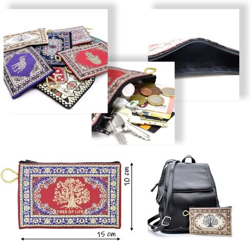 BDM Turkish Purse, Tree of Life, Lucky Purse, Bag Toiletry Bag, Women and Girls. in Saudi Arabia