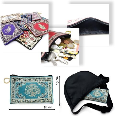 BDM Turkish Purse, Tree of Life, Lucky Purse, Bag Toiletry Bag, Women and Girls. in Kuwait