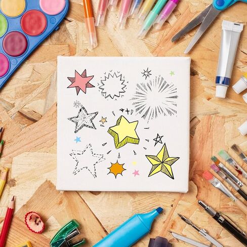 ABTOLS Star Clear Stamps for Card Making, Firework Clear Rubber Stamps Pentagram Silicone Reusable Stamp for DIY Scrapbooking Paper Craft Album Decor in Saudi Arabia