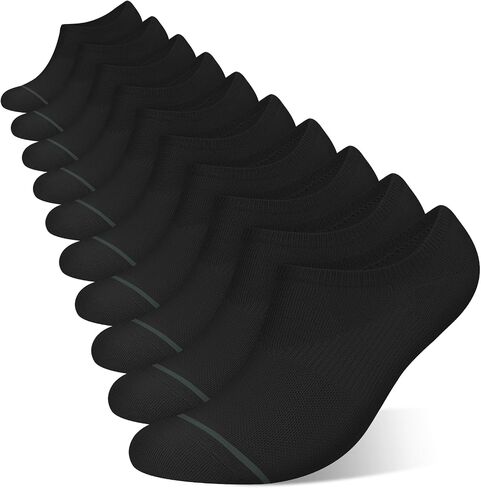 wernies No Show Socks Men 10 Pairs Low Cut Socks Thin Casual Invisible Socks with Non Slip Grips in Saudi Arabia