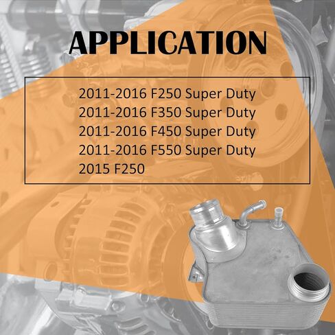 BC3Z-6K775-B مجموعة مبرد الهواء لمحرك المبرد الداخلي من الألومنيوم تناسب F250 F350 F450 F550 Super Duty 2011-2016 6.7L يستبدل BC3Z6K775B 41-20389AN 14120389-101 in Kuwait