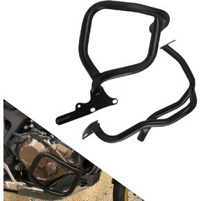 CHIFUN Engine Guard Lower Highway Crash Bars 1.25" Fat Steel Compatible with Honda CRF 1000L CRF1000L Africa Twin 2016-2019 Black Motorcycle Frame Protection Bars