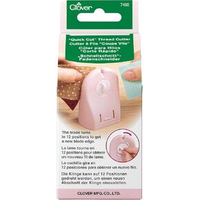 Clover Needlecraft Inc. Quick Cut Thread Cutter Notion, Pink