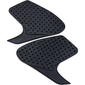 Black Gas Fuel Tank Pad Traction Side Fuel Knee Grip Decal Compatible with Ducati Monster 696 796 821 1100 2010 Up