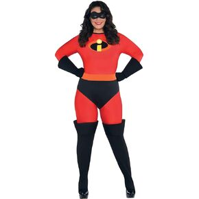 Party City The Incredibles Costume - Includes Jumpsuit, Gloves & Mask - Halloween, Birthday Parties & Themed Event