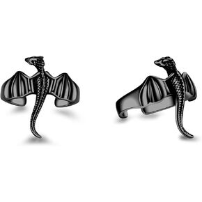 Dragon Ear Cuff Earrings Non Piercing Sterling Silver Cartilage Wrap Dragon Ear Cuff Earrings Punk Dragon Jewelry Gift for Women