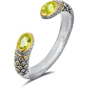 UNY cuff Antique Fox Tail Dragon Scale CZ women Vintage Trendy Fashion Designer Inspired Unique bangles