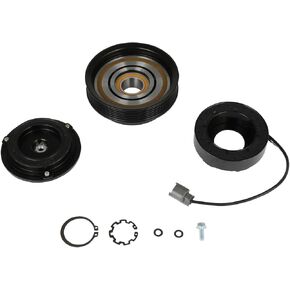 ECCPP A/C Compressor Clutch 1999-2004 Fit for Honda Odyssey 3.5L 2003-2004 Fit for Honda Pilot 3.5L AC Compressor Clutch Assembly Kit Pulley Coil Set