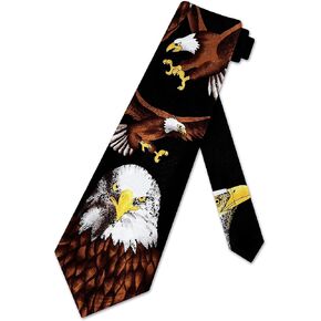 Eagle Head Eagles Tie
