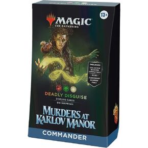 Magic: The Gathering Murders at Karlov Manor Commander Deck - Blame Game (100-Card Deck, 2-Card Collector Booster Sample Pack + Accessories)