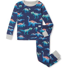 Hatley Boys' Imagine Dinos Cotton Pajama Set (Toddler/Little Big Kid)