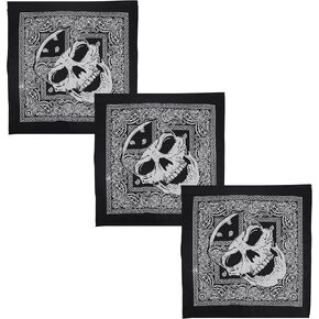 Motique Accessories Skull Bandana - Set of 3
