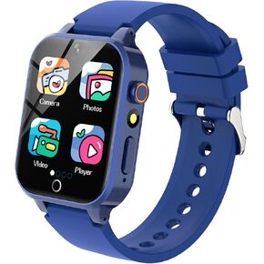 Kids Smart Watch Girls Age 3-12 with 25 Games HD Touchscreen Camera Music Player Flashlight Pedometer Audiobook, Kids Smartwatch Birthday Gifts Toy for Girls Age 6-12