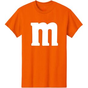 Letter M Halloween Group Costume Graphic Team Costume Graphic Funny T Shirt
